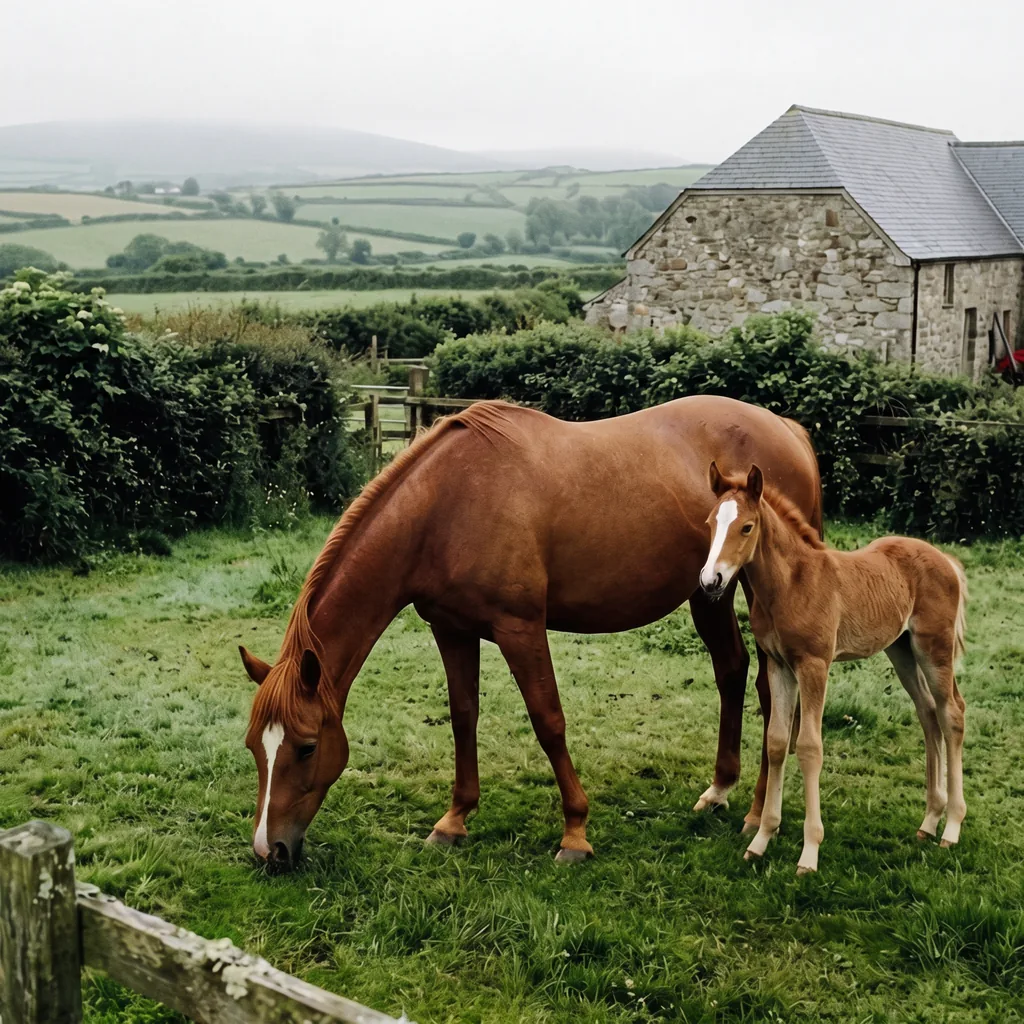 Élevage de chevaux au La Grange des Selles, Bellac