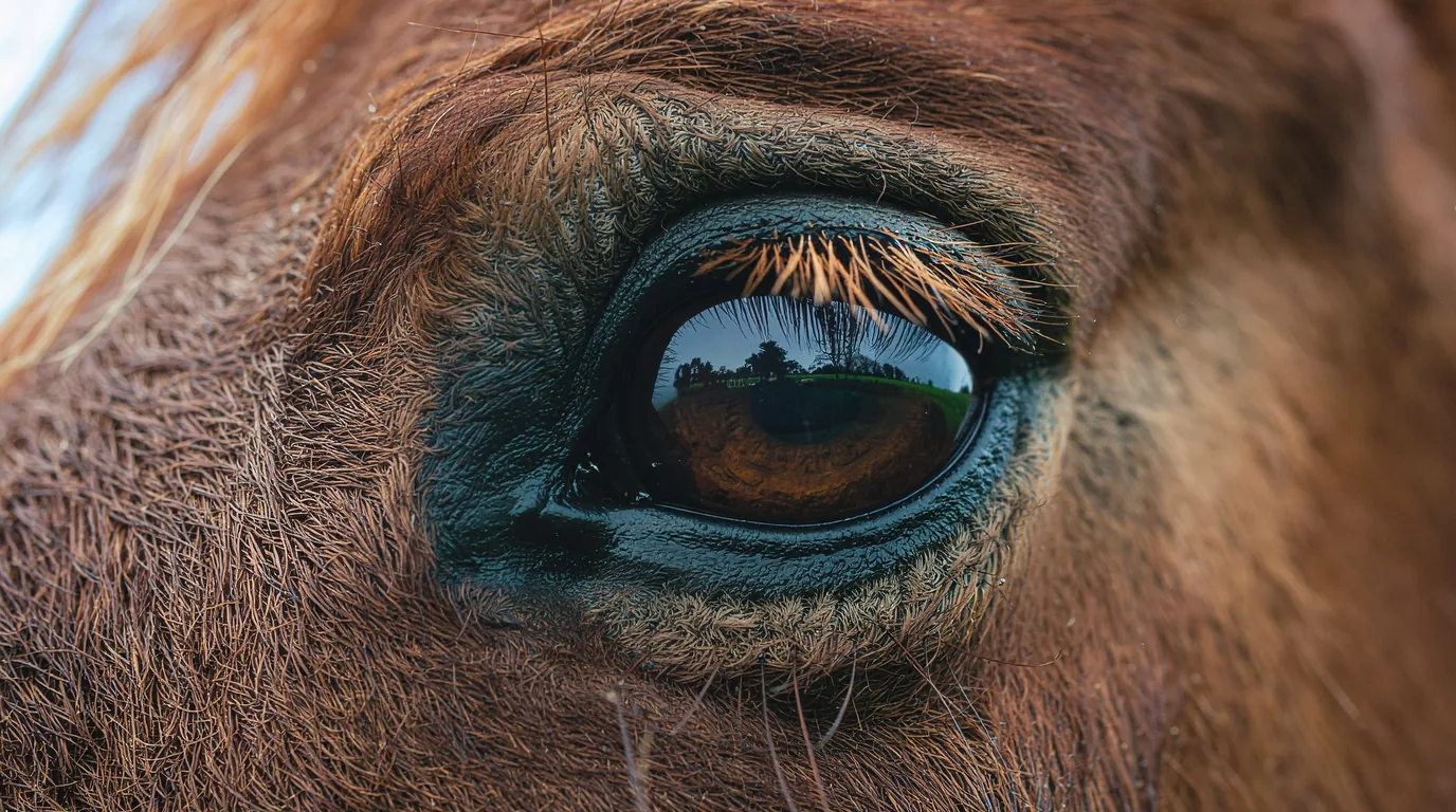 Un regard de cheval au La Grange des Selles, Bellac